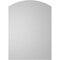 Ekena Millwork Arch Top Surface Mount PVC Gable Vent: Functional, w/ 2"W x 1-1/2"P Brickmould Frame, 26"W x 36"H GVPAR26X3602SF - alternate 3